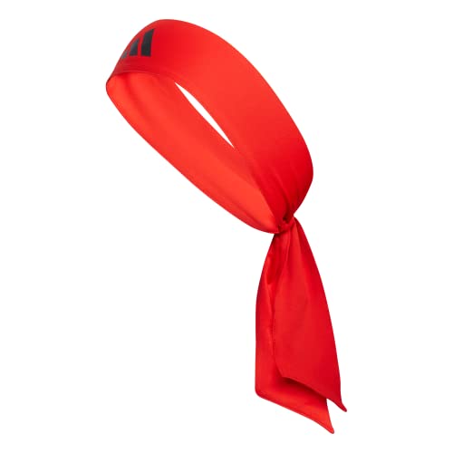 adidas Alphaskin Tie Headband - color: Tie/2/Red/Black