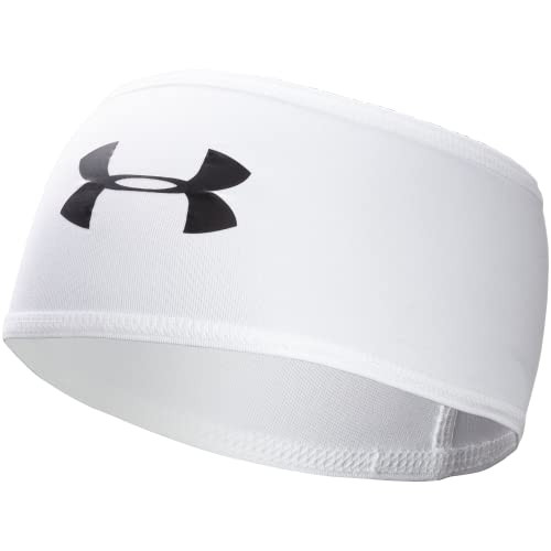 Under Armour Football Head Wrap, Moisture Wicking, Keeps Sweat Off Eyes - color: White