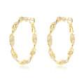 14K Gold Hoop Earrings for Women Gold Earrings for Women 14K gold Hoops Earring Jewelry Gifts - style: Twisted Spiral