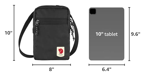 Fjällräven High Coast Pocket Crossbody - Water-Resistant Fabric, Compact Storage, Lightweight Carry - Travel - color: Black