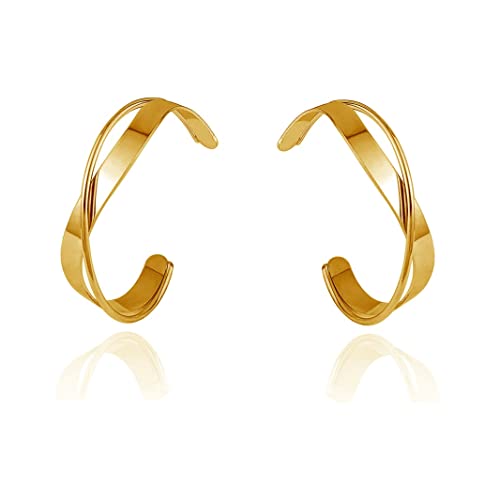Pingyongchang 2 Pcs Cuff Bangle Bracelet for Women Open Wide Wire Bracelets Set Gold Wrist Cuff Wrap Bracelet Adjustable Classic Bohemia Birthday Gift - color: E