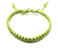 Hemp Bracelet Adjustable - color: Lime