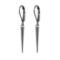 Leverback Earrings Dangle Earrings for Women Dangly Earrings Anniversary Birthday Gifts for Women - style: Spike Dangle Earrings-Black