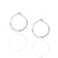 Hoop Earrings for Women, 14K Rose Gold FIlled, 20mm, Hammered Texture, Hoop Earrings Hypoallergenic Sensitive Ears, Hoop Earrings Set, Rose Gold Earrings Nickel Free - size: 10mm