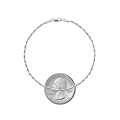 Savlano 925 Sterling Silver Oval Rice Bead Strand Chain Bracelet For Women - Made in Italy Comes Gift Box - style: 2.3MM