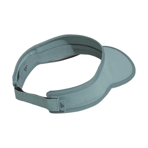 adidas Women's Superlite Visor – Lightweight Moisture-Wicking Running Tennis Hat - color: Preloved Teal Green/Aurora Green Ivy/3