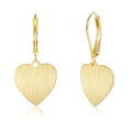 14K Gold Dangle Earrings for Women，Lightweight Circle Disc Coin Geometric Flat Brushed Drop Earrings, Hypoallergenic Leverback Earrings Jewelry - color: D-14K Gold