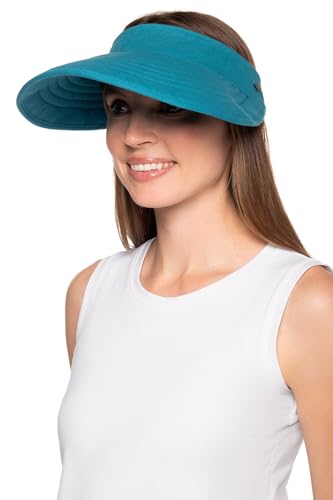 Women's Zip-Off Visor - UPF 50+ Sun Protection - Bel Aire - color: Tahitian Teal