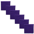 Motique Accessories Solid Color Bandana - Set of 6 Bandannas - color: Purple