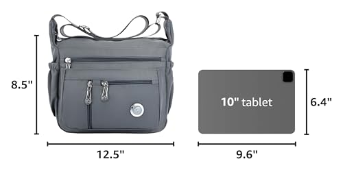 Purses and Shoulder Handbags for Women Crossbody Bag Messenger Bags - color: Standard-grey