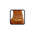 Gold Ankle Bracelets for Women Layered Beachy Ankle Chain Adjustable Beads Anklet Sets Summer Foot Jewelry Gifts