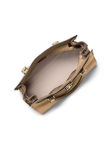 Michael Kors Women's Hamilton Satchel - color: Gold-tone Hardware/Urbino Leather/Husk