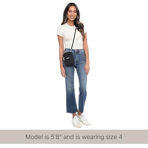 Baggallini Women's Essential Mini Crossbody Bag - color: Charcoal Gray