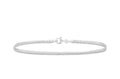 Miabella Italian Solid 925 Sterling Silver, 18K Yellow Gold Plated 2mm Domed Herringbone Snake Chain Link Bracelet for Women Men, Made in Italy - color: sterling silver, size: Length 7.5 inches