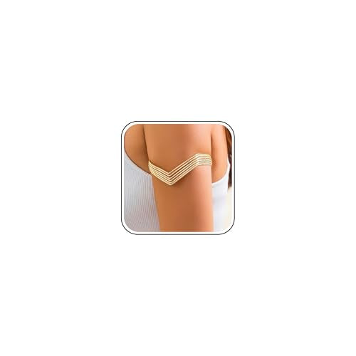 Long tiantian Gold Arm Cuff Upper for Women Bangle Bracelets Upper Arm Cuff Bracelet Trendy Armband Beach Jewelry Trendy Stuff Gifts - color: C2:gold Arm Cuff