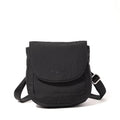 Baggallini Swift Flap Mini Crossbody - color: B-lite Black