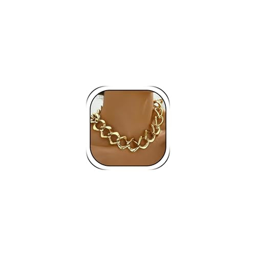 choice of all Chunky Gold Necklace Statement Necklace for Women Punk Chain Thick Gold Choker Jewelry Trendy Birthday Gifts - color: L:Chunky