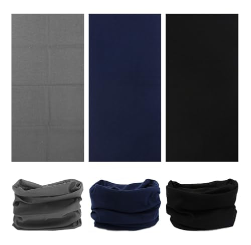Head Wrap Headwear Headband Bandana Face Mask magic scarf for men & women - color: 12pcs. Solid Color 1