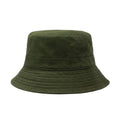 Hot Summer Bucket Hat - Trendy Cotton Sun Hat for Beach, Golf, Fishing - Fun Outdoor Vacation Boonie for Men and Women - color: Army Green