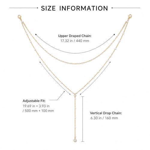 Back Necklace for Backless Dress Body Chain Jewelry for Women Adjustable Rhinestone Chain Necklace Bridal Jewelry for Weddings Summer Vacation - color: Vshape