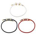Adjustable Leather Bracelets, Leather Wrap Bracelets Leathers Cuff Bracelet Leathers Wristband for Women for DIY Craft Jewelry Making - style: Single-layer