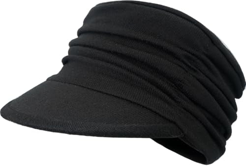 XYIYI Women Cancer Headwear Soft Chemo Beanie Baseball Cap - color: Black