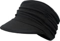 XYIYI Women Cancer Headwear Soft Chemo Beanie Baseball Cap - color: Black