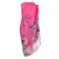 Womens Sexy Bohemian Floral Beach Cover Up Sarong Wrap Swimsuit Beachwear - color: B-rose