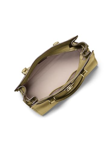 Michael Kors Women's Hamilton Satchel - color: Gold-tone Hardware/Urbino Leather/Pistachio