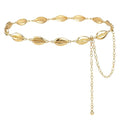 Luvatar Fashion Metal Waist Chain Belt Blouse Dress Sweater Chain Belt… - color: Gold-e7