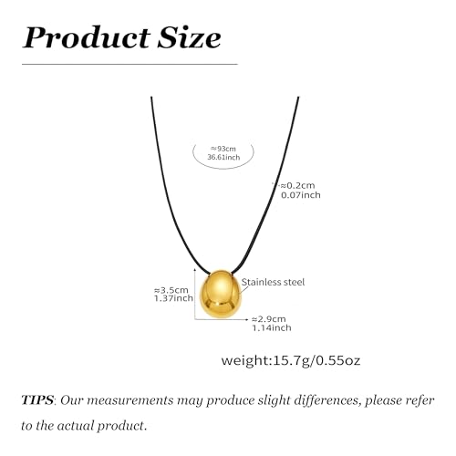 Frodete Statement Necklace for Women Chunky Gold Necklaces Long Pendant Necklace Boho Necklaces Gold Pendant Jewelry Cowboy Chic Style Cowgirl Outfit - color: C:gold long necklace