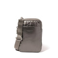 Baggallini Women's Modern Take Two Rfid Crossbody - color: Gunmetal Puff