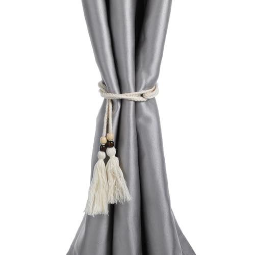 Cotton Long Rope Belt for Women, Tassel Braided Waist Rope Belts, Cotton Boho Waistband Ropes Tie Belt for Women Dress Skirt, Costume Accessory