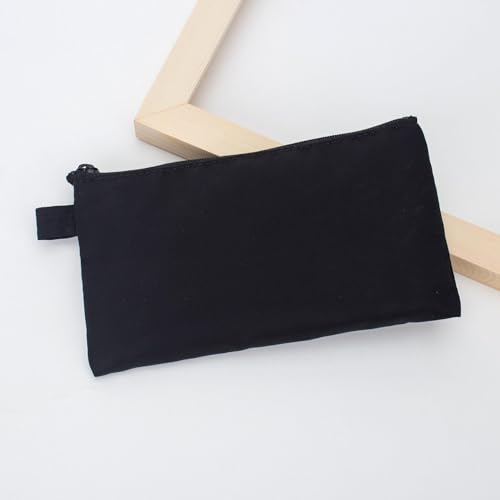 Coin Purse Money Bag Small Zipper Pouch Lightweight Waterproof Nylon Travel Daily Use（Black,1）