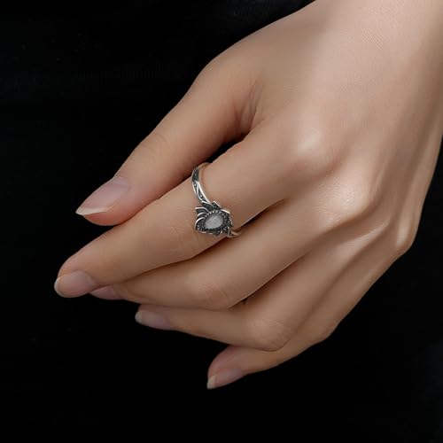 925 Sterling Silver Lotus Ring Jewelry Gifts for Women Sister