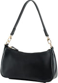 Shoulder Bag for women Crossbody Bags Retro Classic Small Hobo Purse Clutch Tote Handbags with Zipper Closure - color: Black