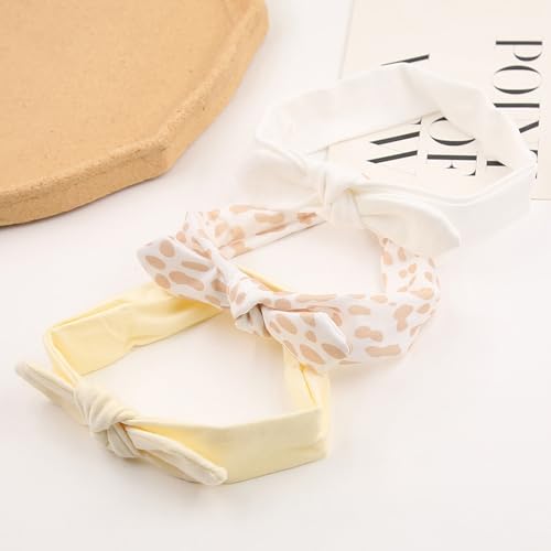 Baby Headbands Soft Stretchy Baby Girl Bows Newborn Infant Toddler Headwrap Hair Accessories - color: Red