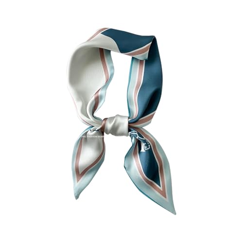 Hair Head Neck Bag Long Scarf Versatile Wrap for Women Soft & Lightweight for Everyday Chic - color: 15 Lake Blue 3.7 X 34 Inch