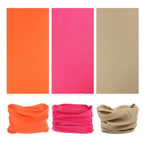 Head Wrap Headwear Headband Bandana Face Mask magic scarf for men & women - color: 12pcs. Solid Color 1