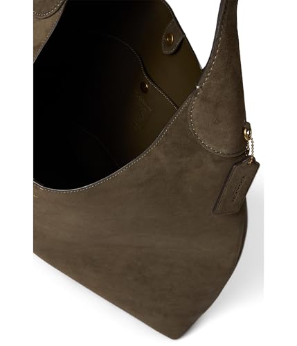 COACH Brooklyn Shoulder Bag 39 - color: Olive Suede