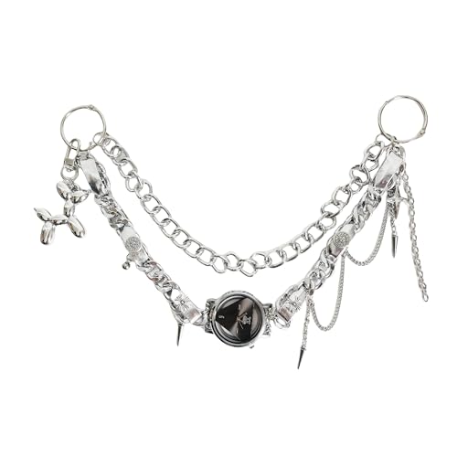 QTMY Cute Puppy Whatch Multilayer Chain Bag Charms for Handbag Purse Backpack Accessories for Bogg Bag,636