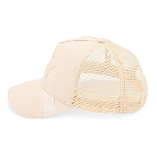 VINTAGE HAVANA Trucker Hats Women | Mesh Adjustable Snapback Hat | Men & Women Cute Trendy Fashion Baseball Cap - color: Bone