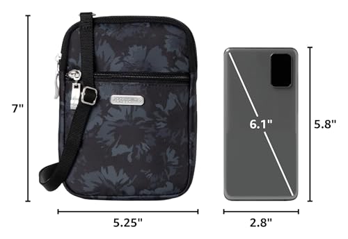 Baggallini Women's Essential Mini Crossbody Bag - color: Midnight Garden