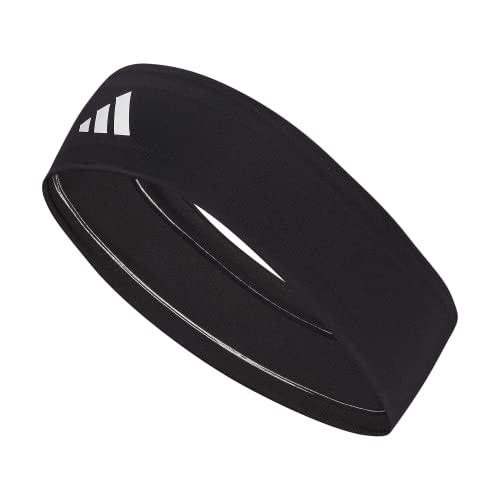adidas Alphaskin Tie Headband - color: 3/Black/White