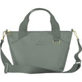 adidas Small Tote Mini Bag for Women and Men - color: Premium/Silver Green/Gold Metallic