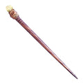 Natural Tumbled Healing Gemstone Crystal Wooden Hair Stick Handmade Gifts Boho Reiki by Smoky Quartz (Prihenite) - color: Prihenite
