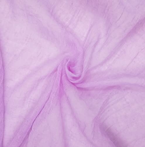 woogwin Women's Cotton Scarves Lady Light Soft Fashion Solid Scarf Wrap Shawl - color: Lightpurle