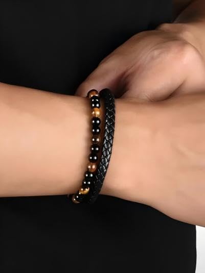 To My Son Bracelet from Mom/Dad Mother Son Bracelet Beads Love You Forever Engraved Bracelets Tiger Eye Protection Bracelets Sobriety Christmas Birthday Jewelry Gifts for Men - color: B:Tiger Eye-Son