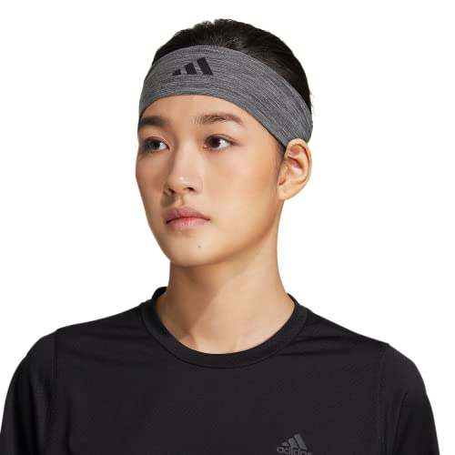 adidas Alphaskin Tie Headband - color: 3/Plus/Heather Grey/Black