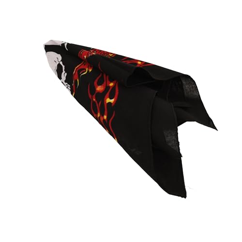 Motique Accessories Skull Bandana - color: Red Eagle